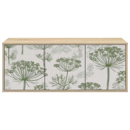 TV ormar za montažu na zid GOTHA 102 x 33 x 40 cm Hrast sonoma - Hrast sonoma Zeleni uzorak drveta Cijena