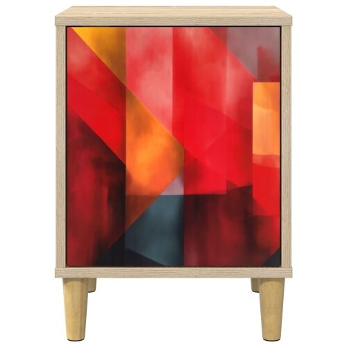 Noćni ormar HEESCH Hrast sonoma 36 x 33 x 50 cm - Tiskanje boja 1 Cijena