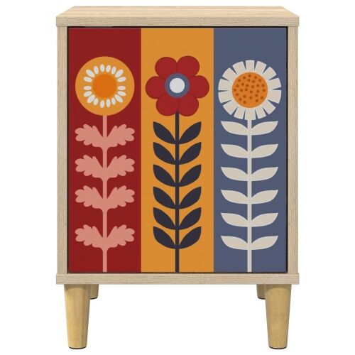 Noćni ormar ESSEN Hrast sonoma 36 x 33 x 50 cm - Uzorak suncokreta 1 Cijena