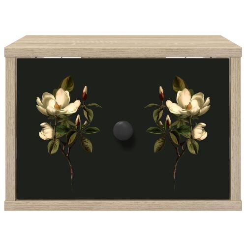 Wall-mounted noćni ormarić BREMEN Hrast sonoma 36 x 33 x 25 cm - Hrast sonoma Magnolijski uzorak 1 Cijena