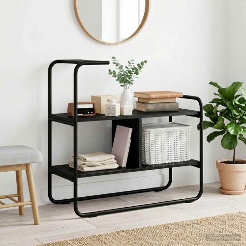 Konzolna stolica Crni hrast 80 x 35 x 75 cm Konstruirano drvo - Crni hrast Cijena