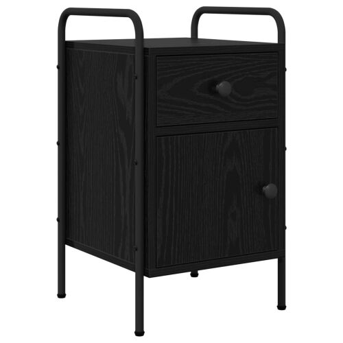 Noćni ormar Crni hrast 35 x 36,5 x 61 cm Konstruirano drvo - Crni hrast 1 Cijena