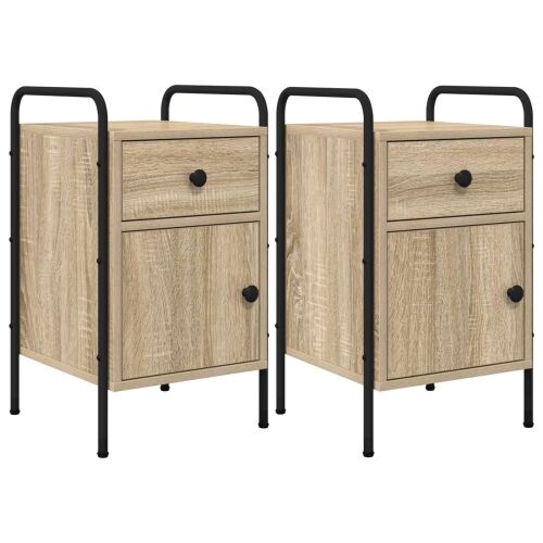 Noćni ormar 2 kom. Hrast sonoma 35 x 36,5 x 61 cm - Hrast sonoma 2 Cijena