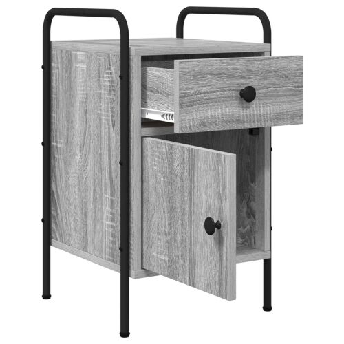 Noćni ormar Siva Sonoma 35 x 36,5 x 61 cm Konstruirano drvo - Siva Sonoma 1 Cijena