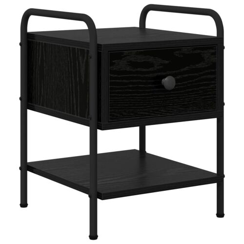 Noćni ormar Crni hrast 35 x 36,5 x 47 cm Konstruirano drvo - Crni hrast 1 Cijena