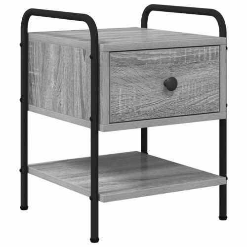 Noćni ormar Siva Sonoma 35 x 36,5 x 47 cm Konstruirano drvo - Siva Sonoma 1 Cijena
