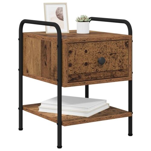 Noćni ormar 2 kom. Staro drvo 35 x 36,5 x 47 cm - Staro drvo 2 Cijena