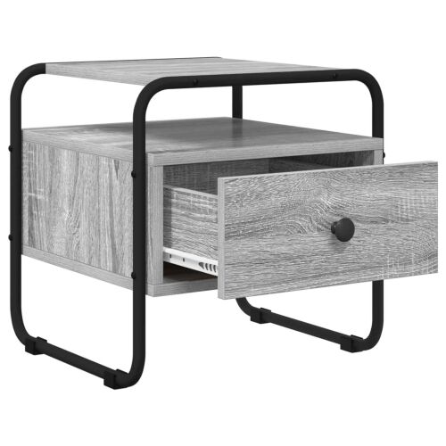 Noćni ormar Siva Sonoma 40 x 39,5 x 40 cm Konstruirano drvo - Siva Sonoma 1 Cijena