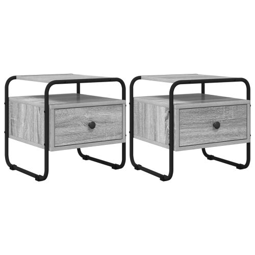 Noćni ormar 2 kom. Siva Sonoma 40 x 39,5 x 40 cm - Siva Sonoma 2 Cijena