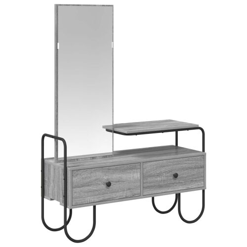 Toaletni stol Siva Sonoma 100 x 36,5 x 136 cm Konstruirano drvo - Siva Sonoma Cijena