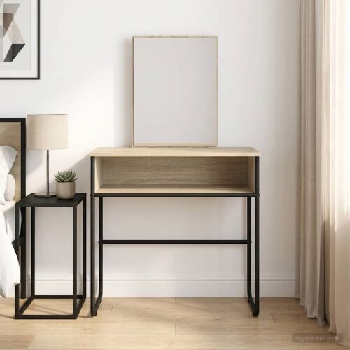 Toaletni stol Hrast sonoma 81 x 40 x 131 cm Konstruirano drvo - Hrast sonoma Cijena