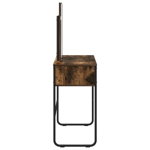 Toaletni stol Dimljeni hrast 81 x 40 x 131 cm Konstruirano drvo - Dimljeni hrast Cijena