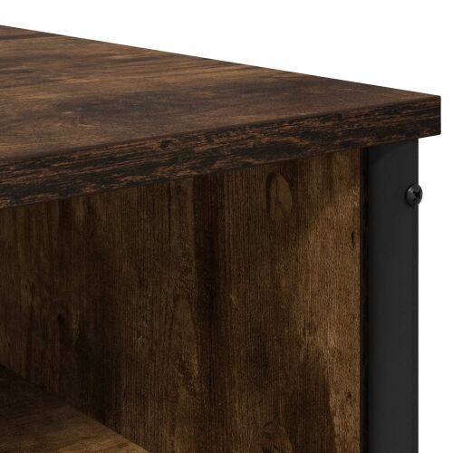 Toaletni stol Dimljeni hrast 81 x 40 x 131 cm Konstruirano drvo - Dimljeni hrast Cijena