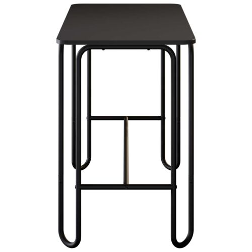 Stol za objedovanje 100 x 50 x 75 cm Konstruirano drvo Crna - Crna Cijena