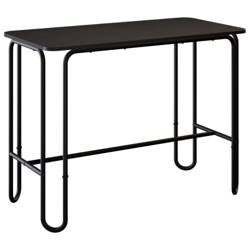 Stol za objedovanje 100 x 50 x 75 cm Konstruirano drvo Crna - Crna Cijena