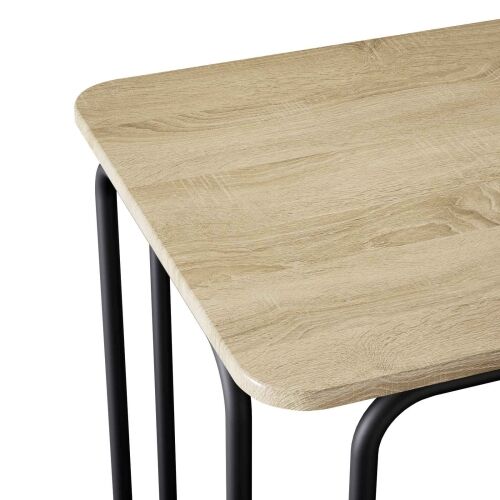 Stol za objedovanje 100 x 50 x 75 cm Konstruirano drvo - Hrast sonoma Cijena