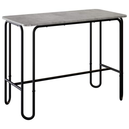 Stol za objedovanje 100 x 50 x 75 cm Konstruirano drvo - Betonska siva Cijena