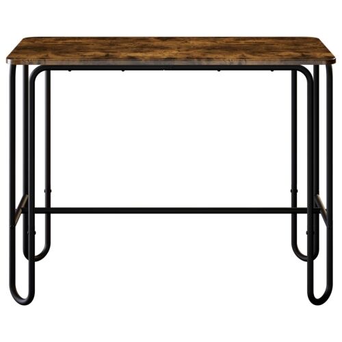 Stol za objedovanje 100 x 50 x 75 cm Konstruirano drvo - Dimljeni hrast Cijena