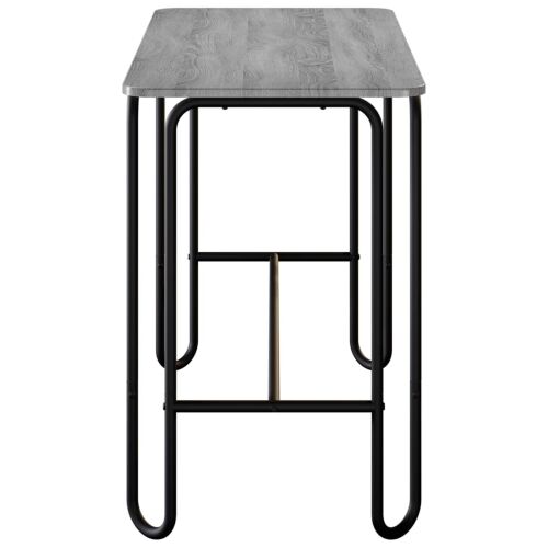 Stol za objedovanje 100 x 50 x 75 cm Konstruirano drvo - Siva Sonoma Cijena