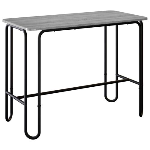 Stol za objedovanje 100 x 50 x 75 cm Konstruirano drvo - Siva Sonoma Cijena
