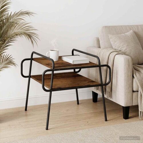 Stolić za kavu Staro drvo 60 x 60 x 51 cm Konstruirano drvo - Staro drvo 60 x 60 x 51 cm Cijena