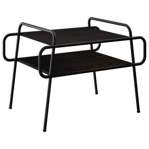 Stolić za kavu Crni hrast 70 x 50 x 51 cm Konstruirano drvo - Crni hrast 70 x 50 x 51 cm Cijena
