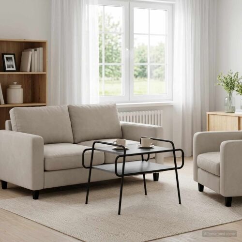 Stolić za kavu Siva Sonoma 70 x 50 x 51 cm Konstruirano drvo - Siva Sonoma 70 x 50 x 51 cm Cijena