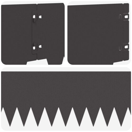 Ograda oko Travnjaka 30 kom. 103 x 20 cm Čelik Crna - Crna 30 20 cm Cijena