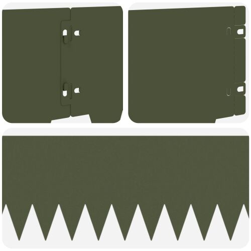Ograda oko Travnjaka 30 kom. 103 x 20 cm Čelik Maslinastozelena - Maslinastozelena 30 20 cm Cijena