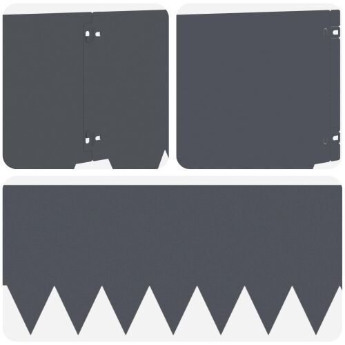 Ograda oko Travnjaka 20 kom. 103 x 30 cm Čelik Antracit - Antracit 20 30 cm Cijena
