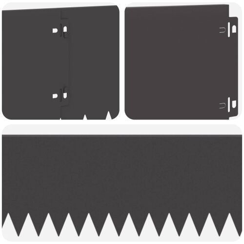 Ograda oko Travnjaka 30 kom. 103 x 20 cm Čelik Crna - Crna 30 20 cm Cijena