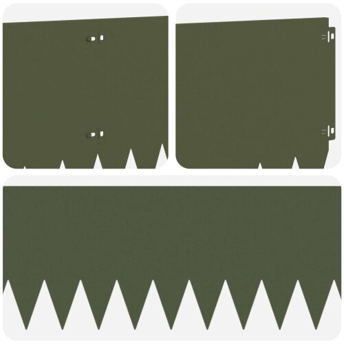 Ograda oko Travnjaka 10 kom. 103 x 30 cm Čelik Maslinastozelena - Maslinastozelena 10 30 cm Cijena