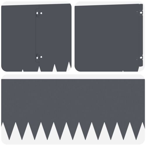 Ograda oko Travnjaka 20 kom. 103 x 30 cm Čelik Antracit - Antracit 20 30 cm Cijena