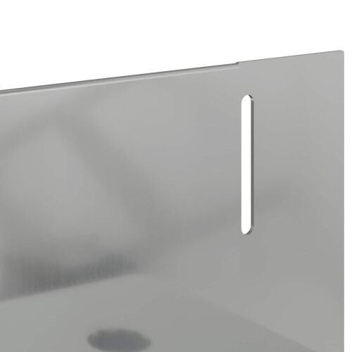 Ograda oko Travnjaka 10 kom. 102 x 4 x 4 cm Čelik Srebrna - Pocinčani čelik 10 4 cm Cijena
