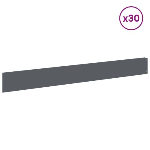 Ograda oko Travnjaka 30 kom. 100 x 12 cm Čelik Antracit - Antracit 30 12 cm Cijena