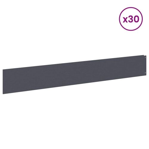 Ograda oko Travnjaka 30 kom. 100 x 15 cm Čelik Antracit - Antracit 30 15 cm Cijena