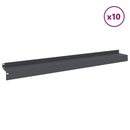 Ograda oko Travnjaka 10 kom. 100 x 10 x 8 cm Čelik Antracit - Antracit 10 Cijena