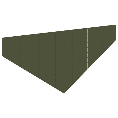 Ograda oko Travnjaka 4 kom. 100 x 45 cm Čelik Maslinastozelena - Maslinastozelena 4 Cijena
