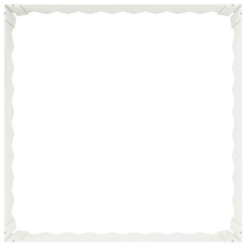 Ograda oko Travnjaka 4 kom. 60 x 60 x 20 cm Čelik Bijela - Bijela 60 x 60 x 20 cm 4 Cijena