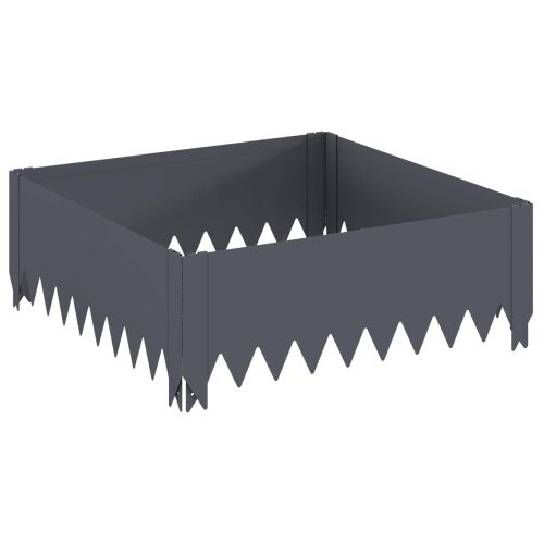 Ograda oko Travnjaka 4 kom. 60 x 60 x 20 cm Čelik Antracit - Antracit 60 x 60 x 20 cm 4 Cijena