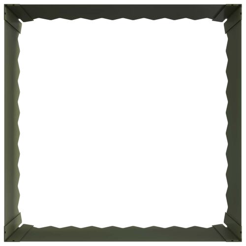 Ograda oko Travnjaka 60 x 60 x 35 cm Čelik Maslinastozelena - Maslinastozelena 60 x 60 x 35 cm 1 Cijena
