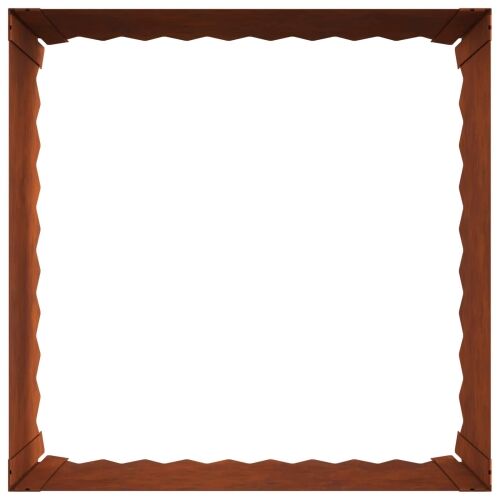Ograda oko Travnjaka 4 kom. 60 x 60 x 35 cm Čelik Rđa - Otporni čelik 60 x 60 x 35 cm 4 Cijena
