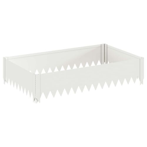 Ograda oko Travnjaka 100 x 60 x 20 cm Čelik Bijela - Bijela 100 x 60 x 20 cm 1 Cijena