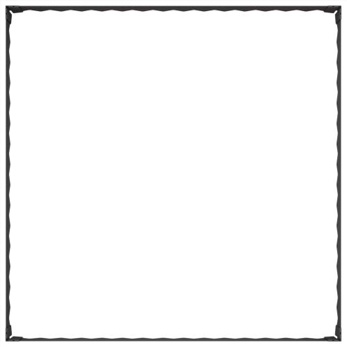Ograda oko Travnjaka 4 kom. 100 x 100 x 20 cm Čelik Crna - Crna 100 x 100 x 20 cm 4 Cijena