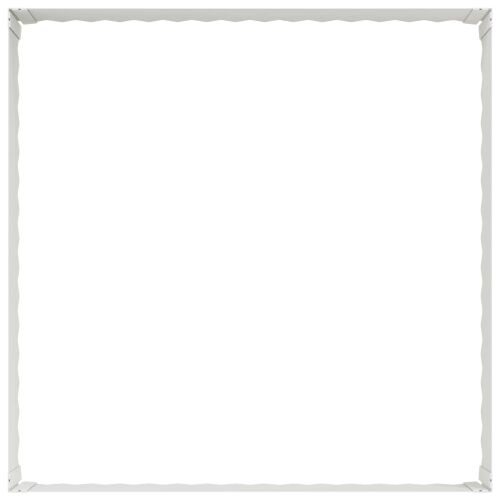 Ograda oko Travnjaka 4 kom. 100 x 100 x 35 cm Čelik Bijela - Bijela 100 x 100 x 35 cm 4 Cijena