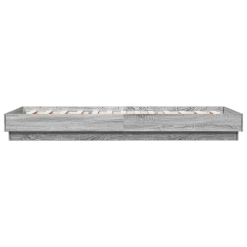 Okvir za krevet s LED svjetlom Siva Sonoma 80 x 200 cm - Siva Sonoma 80 x 200 cm Cijena