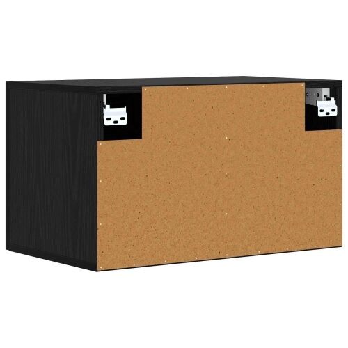 Ormar za Zid Crni hrast 60 x 36,5 x 35 cm Konstruirano drvo - Crni hrast Cijena