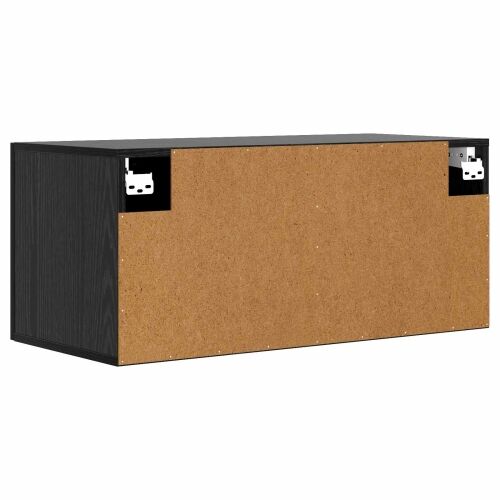 Ormar za Zid Zidna montaža Crni hrast 80 x 36,5 x 35 cm - Crni hrast Cijena