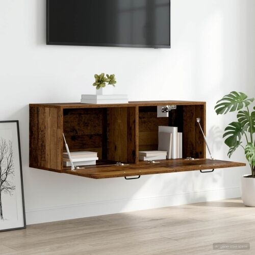 Ormar za Zid Staro drvo 100 x 36,5 x 35 cm Konstruirano drvo - Staro drvo Cijena