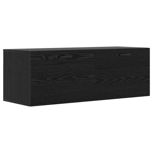 Ormar za Zid Crni hrast 100 x 36,5 x 35 cm Konstruirano drvo - Crni hrast Cijena